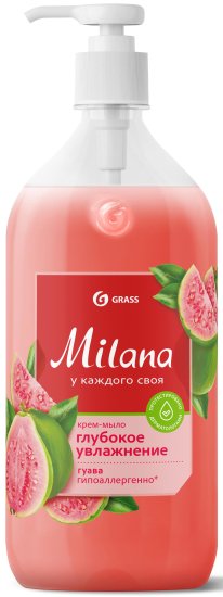 Жидкое крем-мыло Grass Milana Гуава 1 л