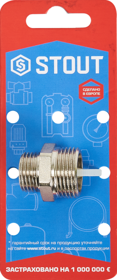 Ниппель переходной Stout 3/4