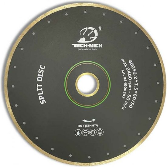 Сплошной алмазный диск по граниту TECH-NICK SPLIT DISC