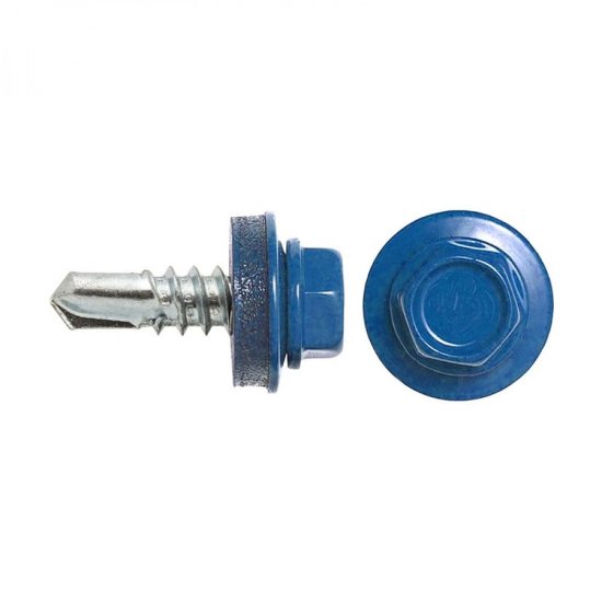 Кровельный саморез swfs 4.8х51 RAL-5005 250 шт.