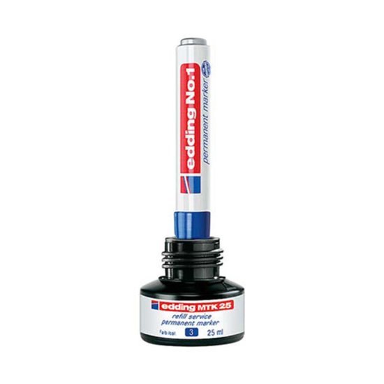 Маркер перманентный Edding 1 черный грифель 1-5 мм