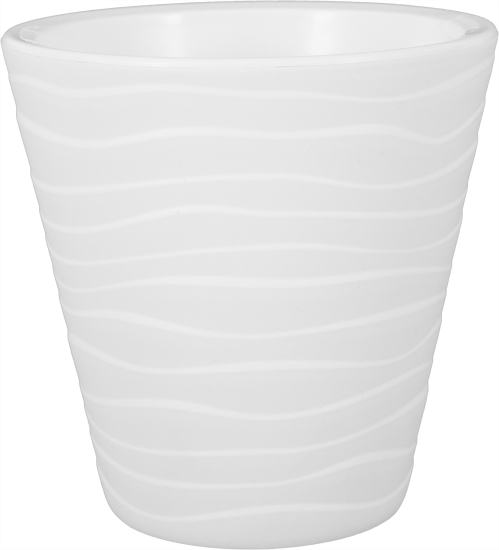 Кашпо Валенсия ø15.5 h16 см v2 л пластик белый