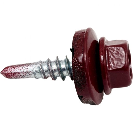 Кровельный саморез КРЕП-КОМП 4,8x19 RAL3005 красное вино 250 шт.