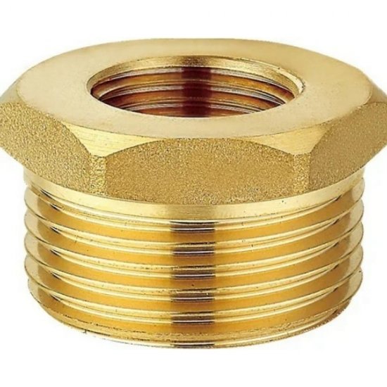 Резьбовая латунная футорка DOUBLE-LIN LL6033 (1