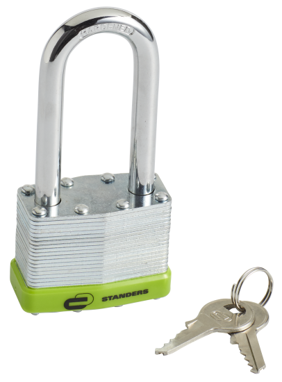Замок навесной Standers с длинной дужкой 50x38 мм сталь