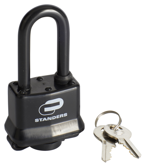 Замок внешний сталь 44мм с длинной дужкой