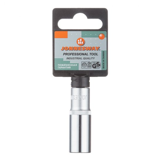 Головка торцевая глубокая Jonnesway 1/4х12 мм шестигранная