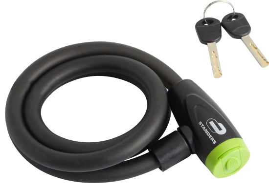 Велосипедный замок с ключом Standers, 12 мм, 120 см