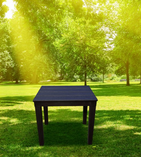 Стол садовый квадратный «Прованс», 80x80x70 см, цвет шоколадный