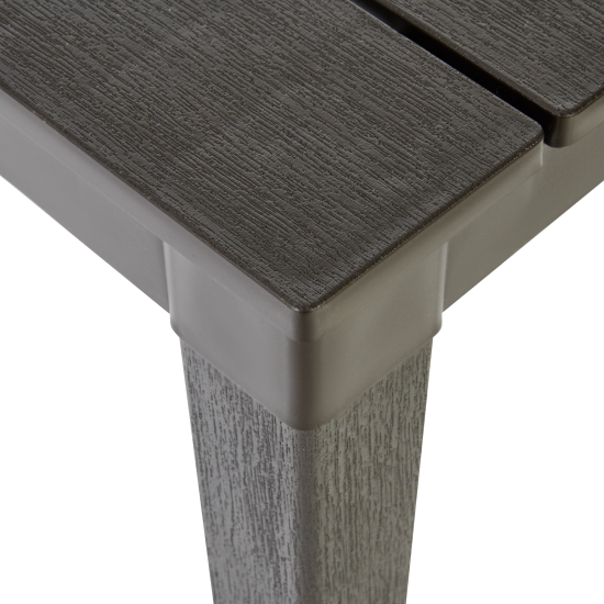 Стол садовый квадратный «Прованс», 80x80x70 см, цвет шоколадный