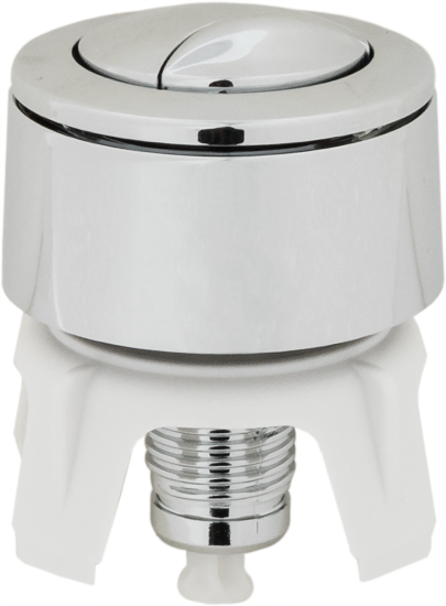 Сливной клапан для бачка Equation кнопка 2 режима хром