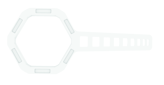 Сливной клапан для бачка Equation кнопка 2 режима хром