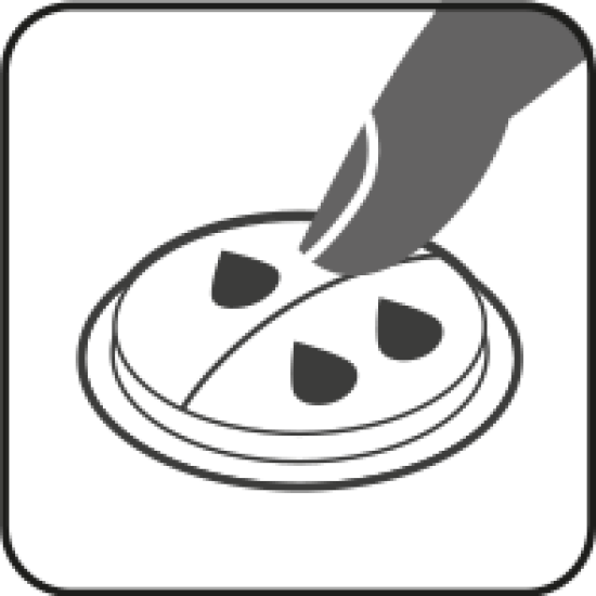 Сливной клапан для бачка Equation кнопка 2 режима хром