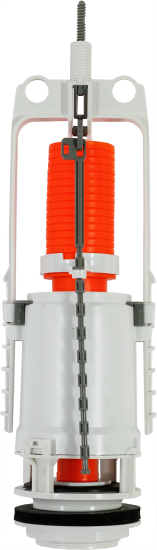 Сливной клапан для бачка Equation кнопка старт-стоп хром