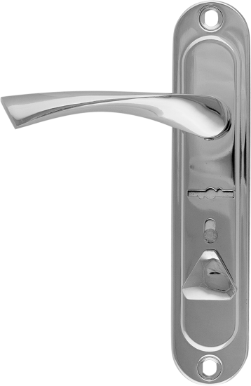 Ручка дверная правая на планке Avers HP-42.0123-S-C-CR-R, цвет хром