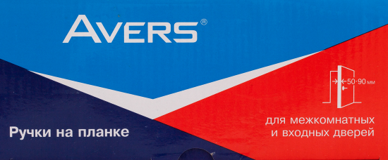 Ручка дверная правая на планке Avers HP-42.0123-S-C-CR-R, цвет хром