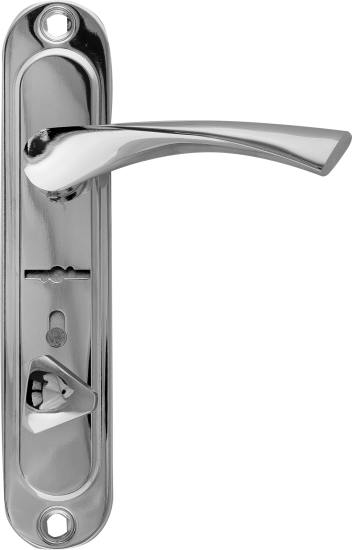 Ручка дверная на планке Avers HP-42.0123-S-C-CR-L, цвет хром