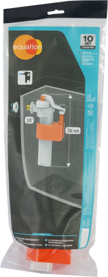 Клапан заливной Equation с боковой подводкой воды 3/8