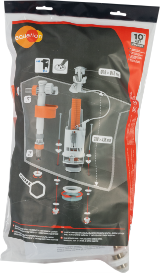 Арматура Equation с универсальной подводкой воды  1/2