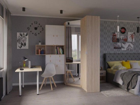 Плинтус напольный полистирол ударопрочный под покраску белый 8 см 2м