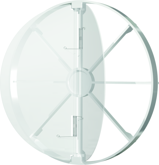 Обратный клапан вентиляционный Эра ОК D125 мм пластик