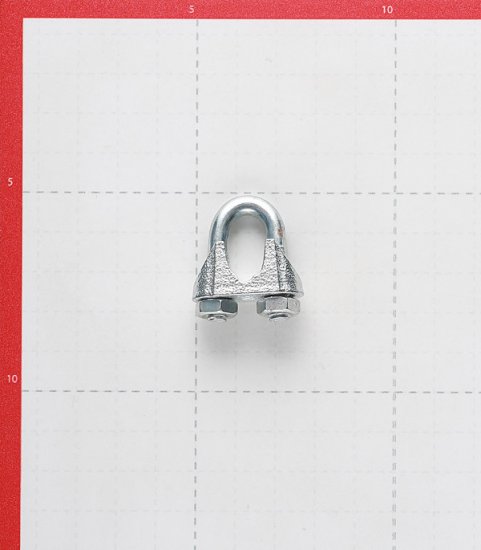 Зажим троса u-образный d8 мм DIN 741 (2 шт.)