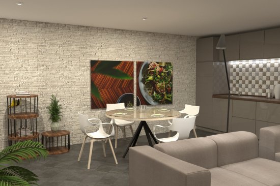 Камень искусственный White Hills Хайлэнд белый 0.43 м²