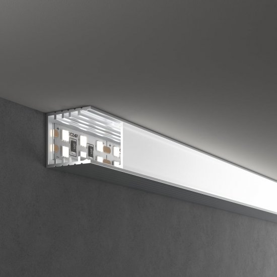 Накладной алюминиевый профиль для led ленты Elektrostandard ll-2-alp016