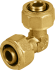 Угол 90° Aquabeam 16x16 мм латунь ABO.351.Y.001616