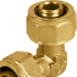 Угол 90° Aquabeam 16x16 мм латунь ABO.351.Y.001616