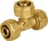 Тройник Aquabeam 16x16x16 мм латунь ABO.331.Y.161616