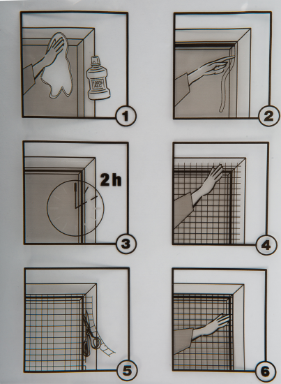 Москитная сетка Artens 100x100 см, цвет белый