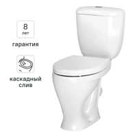 Унитаз-компакт Santeri Мираж косой выпуск одинарный слив