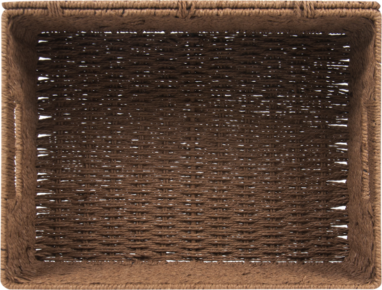 Корзина для хранения 31x15x23 см бумажный шпагат цвет коричневый