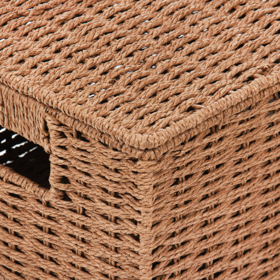 Корзина для хранения 31x15x23 см бумажный шпагат цвет коричневый