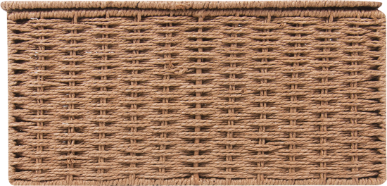 Корзина для хранения 31x15x23 см бумажный шпагат цвет коричневый