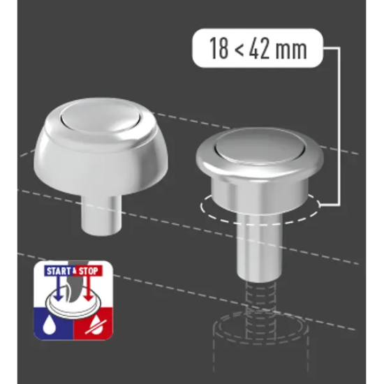 Кнопка смыва Equation одинарная