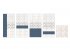Плитка настенная LB Ceramics Блю Шеврон 25x45 см 1.46 м² матовая цвет синий