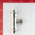 Тройник Valtec (VTi.932.I.280428) 28 мм х 1/2 ВР(г) х 28 мм нержавеющая сталь
