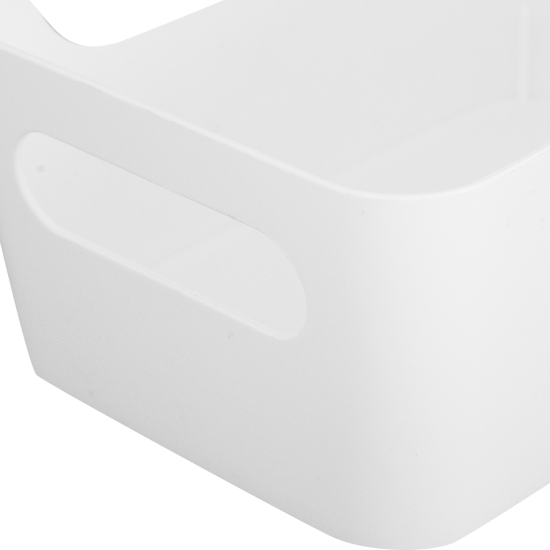 Корзина Scandi 17x7.5x12 см пластик цвет белый