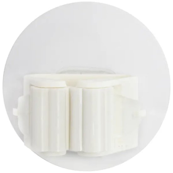 Настенный держатель для швабры Rolla пластик цвет белый нагрузка до 5 кг