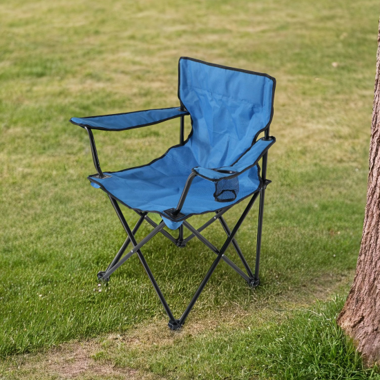 Кресло садовое складное Oxford цвет синий
