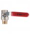 Кран шаровой латунный Valtec Base 1/2 ВР(г) х 1/2 НР(ш) ручка прямой (VT.215.N.04)