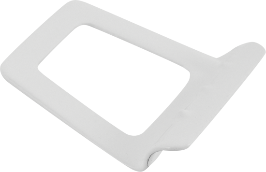 Ручка москитной сетки металл цвет белый, 2 шт.