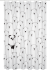 Штора для ванной Fixsen Panda 180x200 см полиэстер цвет белый