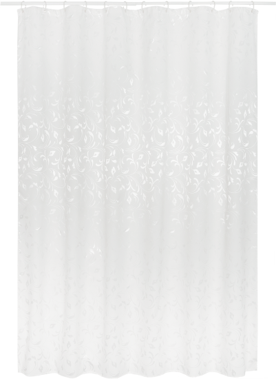 Штора для ванной Swensa Cadence SWC-90 180x200 см полиэстер цвет белый