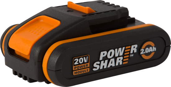 Зарядное устройство Worx 3601, батарея 20 В Li-ion 2 Ач