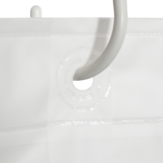 Штора для ванной Vidage Банги 120x200 см ЭВА цвет белый