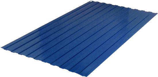 Профнастил С8 0.3 мм 1200x2000 мм синий RAL 5005