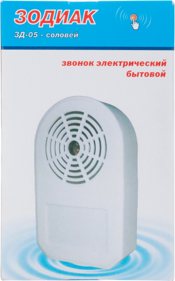 Дверной звонок проводной Тритон Зодиак ЗД-05 220 В 1 мелодия цвет белый